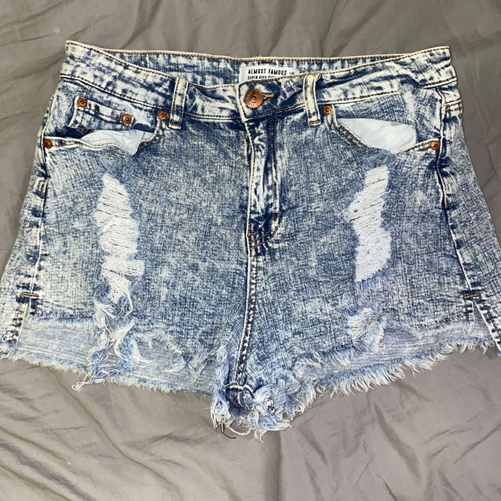 High rise shorts